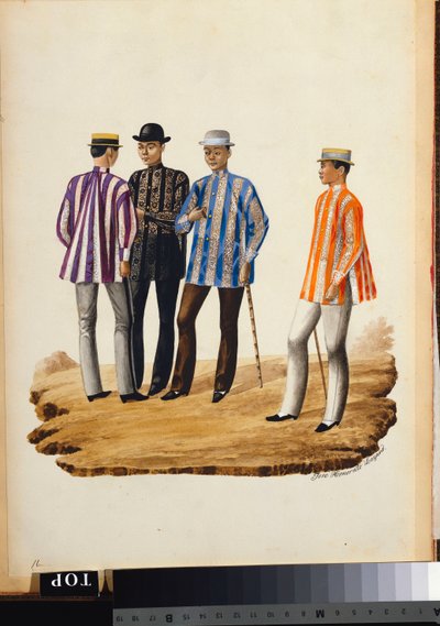 Manila and its Environs: Mestizos Going to the Fiesta by Jose Honorato Lozano