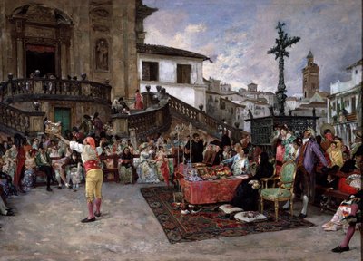 The Raffle of the Saint, Sevilla by Jose Jimenez y Aranda