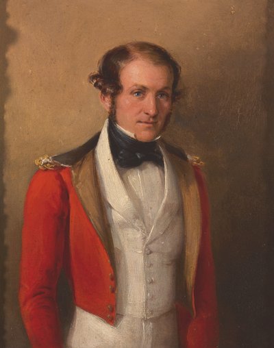 Lieutenant-Colonel (later Lieutenant General) William Anson McCleverty, 48th Regiment by Jose Maria Escacena y Daza