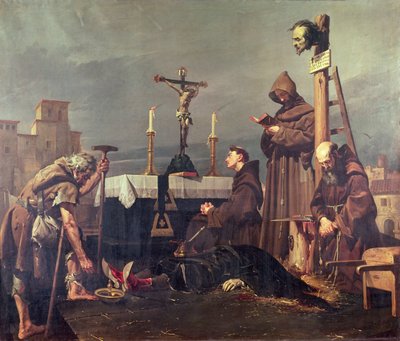 Beheading of Don Alvaro de Luna by Jose Maria Rodriguez de Losada