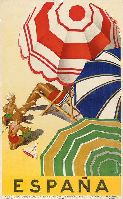 Poster advertising Spain, published by the Spanish State Tourist Department by Jose Morell