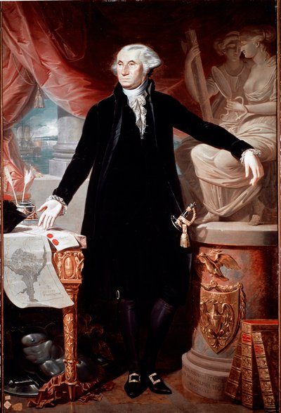 Portrait of George Washington (1732-1799) by José Perovani