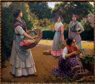 Florists in the Park of Maria Luisa by Jose Rico y Cejudo