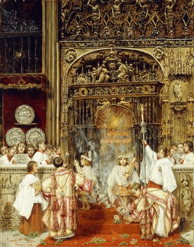A Feast Day by Jose Villegas Cordero