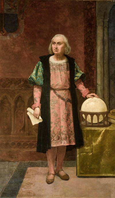 Portrait of Christopher Columbus by Jose de la Vega Marrugal