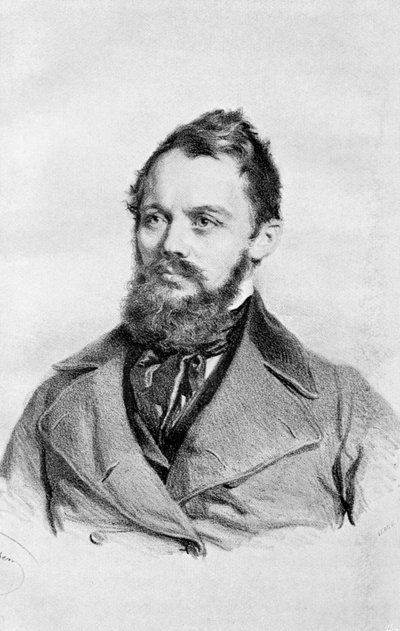 Heinrich Laube by Josef (after) Kriehuber