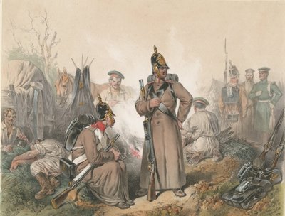 A Scene from the War of Independence in Hungary by Josef Anton Strassgschwandtner