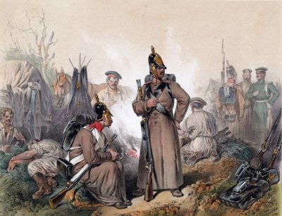 A Scene from the War of Independence in Hungary in 1849 by Josef Anton Strassgschwandtner
