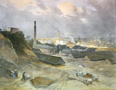 Brickworks at Heiligenstadt, published in Vienna by Josef Danilowatz