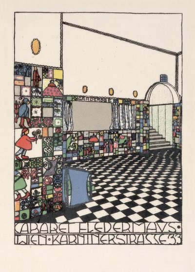 CABARET FLEDERMAUS / VIENNA KÄRTNERSTRASSE 33 by Josef Divéky
