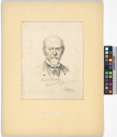 Heinrich Angeli (1840-1925), Painter by Josef Engelhart