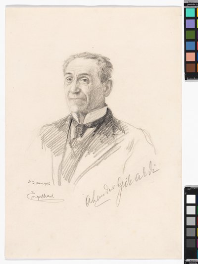 Portrait of the Actor Alexander Girardi by Josef Engelhart