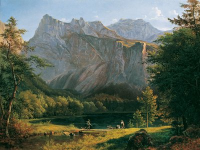 The Rear Langbathsee by Josef Feid