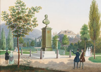 The Archduke Rudolf, Cardinal Archbishop of Olmütz Monument in Ischl by Josef Hafner