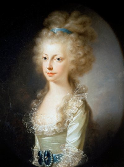 Portrait of Archduchess Maria Clementina of Austria by Josef Hickel
