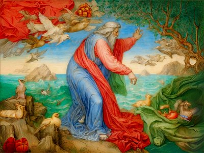 Creation of Birds and Sea Creatures by Josef Johann Michel