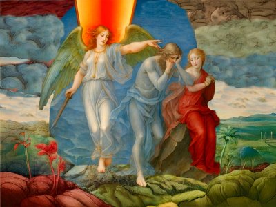 Expulsion from Paradise by Josef Johann Michel