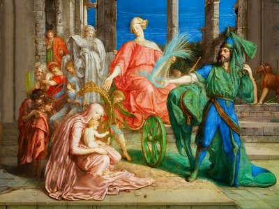 Joseph Promoted in Egypt by Josef Johann Michel