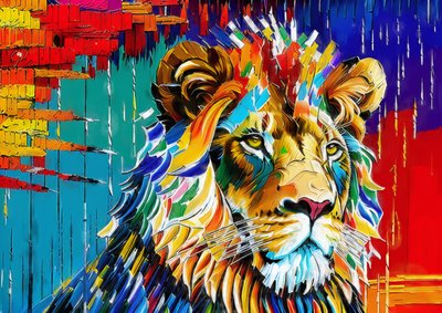 Lion by Josef Johann Michel
