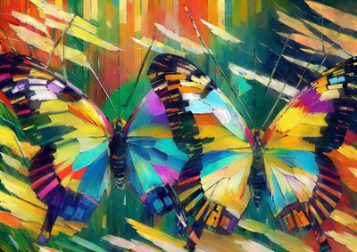 Animals Butterflies 1 by Josef Johann Michel