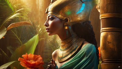 Dreamcore Ancient Egyptian World 01 by Josef Johann Michel