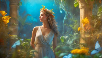 Dreamcore Ancient Greek World 01 by Josef Johann Michel