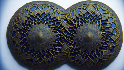 Mandala: Egyptian Elements 02 by Josef Johann Michel