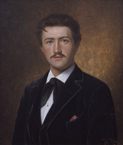 Josef Suk (1874-1935) at the age of 21 years by Josef Klír