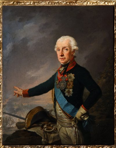 Portrait of the Field Marshal Generalissimo Prince A. Suvorov by Josef Kreuzinger