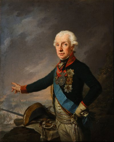 Portrait of Field Marshal Generalissimo Prince Alexander Suvorov, 1799 by Josef Kreuzinger