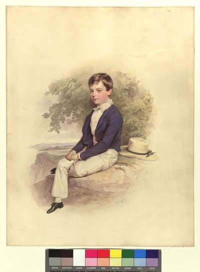 Portrait of a Young Count Esterhazy by Josef Kriehuber