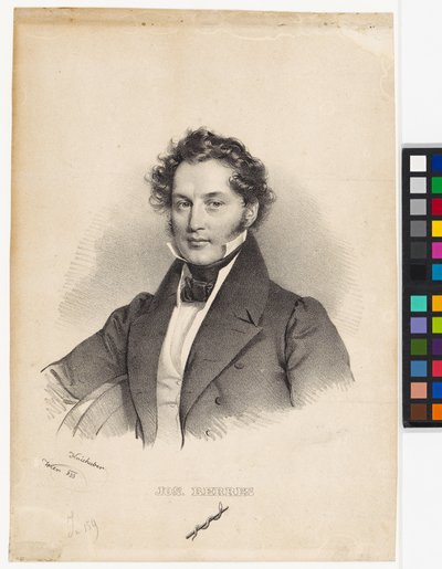 Josef Berres by Josef Kriehuber
