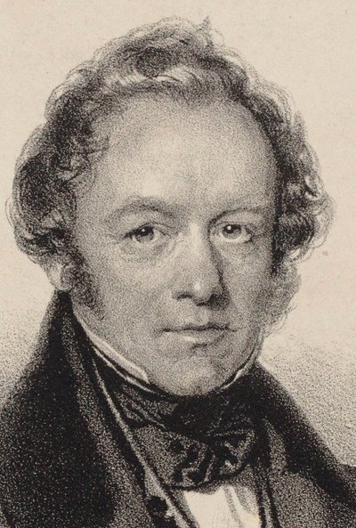 Portrait of the Composer Peter Joseph von Lindpaintner 1791-1856, c. 1830 by Josef Kriehuber
