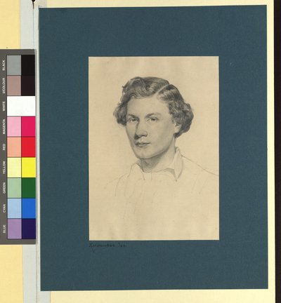 Unknown Young Man by Josef Kriehuber