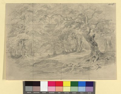 Forest Landscape with Staffage by Josef Kriehuber
