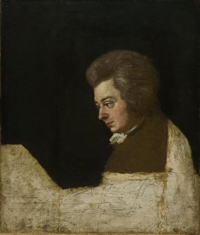 Wolfgang Amadeus Mozart by Josef Lange
