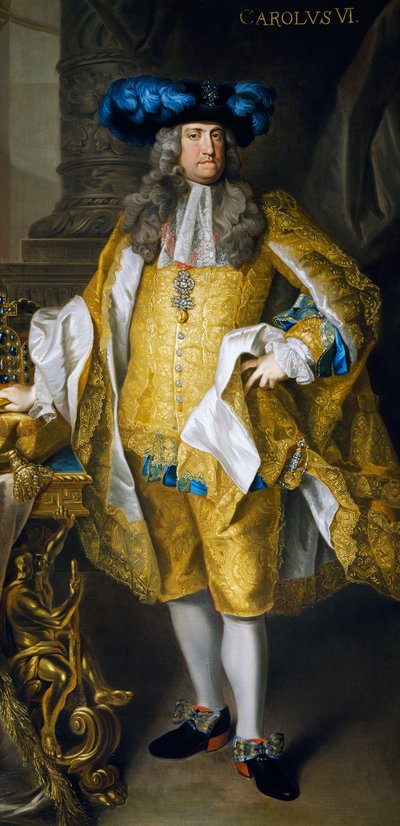 Portrait of Charles VI of Austria by Josef and Mayrhofer Friedrich Kiss