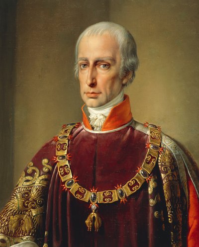 Portrait of Francis Joseph Charles of Hapsburg-Lorraine by Josef and Mayrhofer Friedrich Kiss