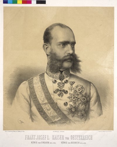 Emperor Franz Joseph I of Austria by Josef Nikolaus Kriehuber