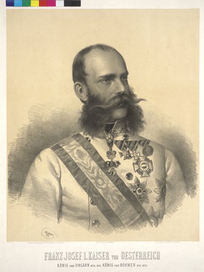 Emperor of Austria Franz Joseph I by Josef Nikolaus Kriehuber