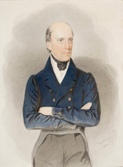 Portrait of Archduke John of Austria by Josef Nikolaus Kriehuber