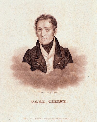 Portrait of Carl Czerny by Josef Nikolaus Kriehuber