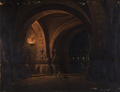 Caesar Octavianus Finds Cleopatra at the Body of Antony by Josef Platzer