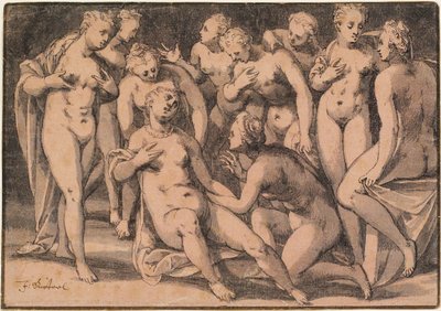 Diana Discovers the Pregnancy of Callisto by Josef Ritterl