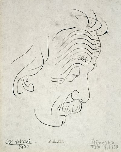 Albert Einstein by Josef Scharl