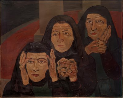 Three Grieving Women (Lamenting Women) by Josef Scharl