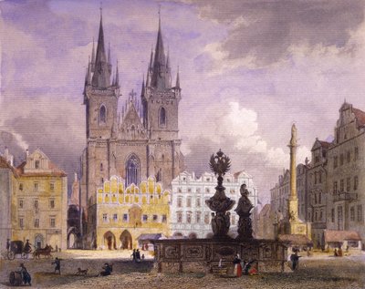 Krocín Fountain, Prague by Josef Vojtech Hellich