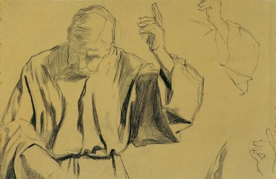 Drapery Study for the Painting 