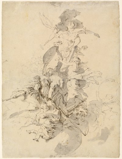 The Glorification of a Prelate by Josef Winterhalder the Younger