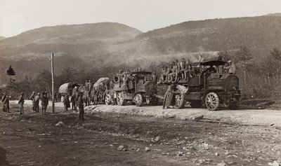 Military vehicles in Hermag by Josef Zohles